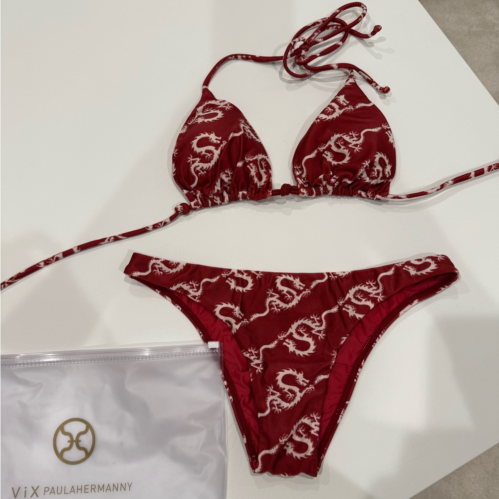 Red Bikini Set